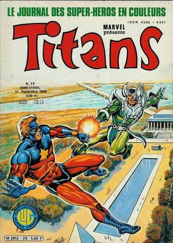 Scan de la Couverture Titans n 28